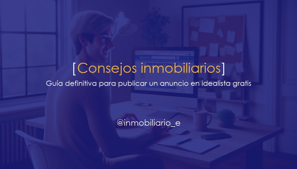 Guía definitiva para publicar un anuncio en idealista gratis