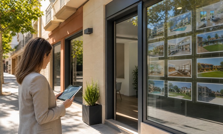 Actualización de horarios, zona de servicio y datos locales de una agencia inmobiliaria
